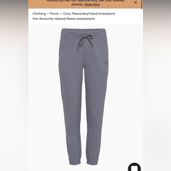 Aritzia Boyfriend Fit sweatpants, size small - Picture 1 of 2